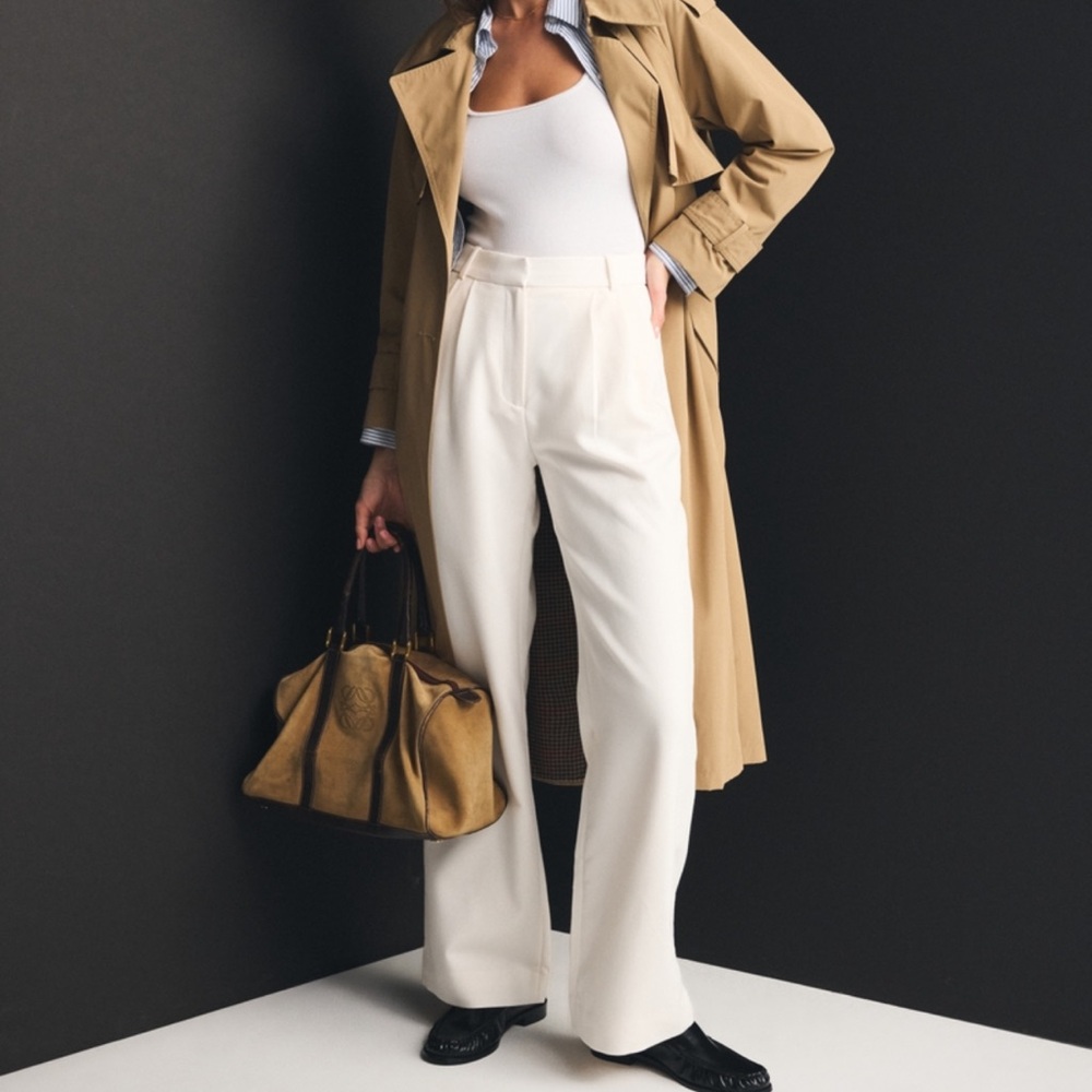 Abercrombie & Fitch Sloan Tailored Wide Leg Pants